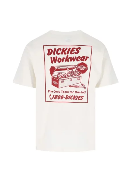 Tricou Dickies cu imagine alb