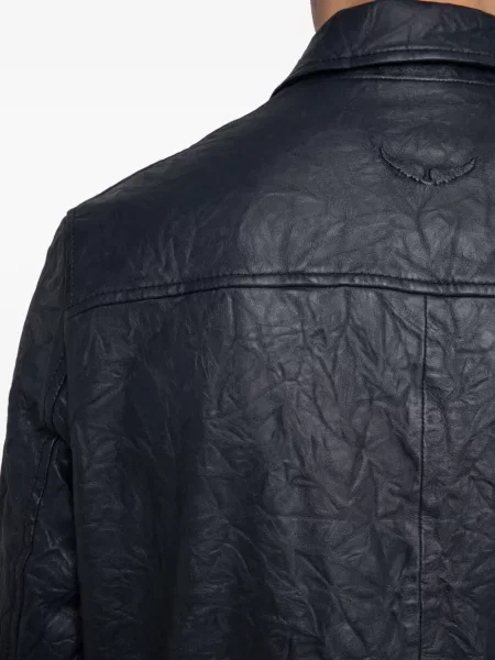 Geanta de piele Zadig&voltaire albastru