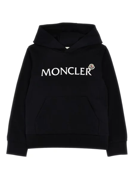 Bluza z kapturem dziecięca Moncler Enfant czarna