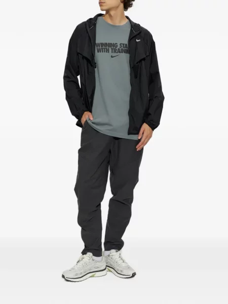 Scurt tricou Nike Dunk retro cu imagine negru