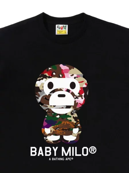 Koszulka dziecięca A Bathing Ape® czarna