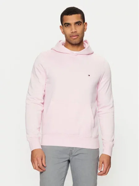 Tommy Hilfiger Суитшърт Flag Logo розов