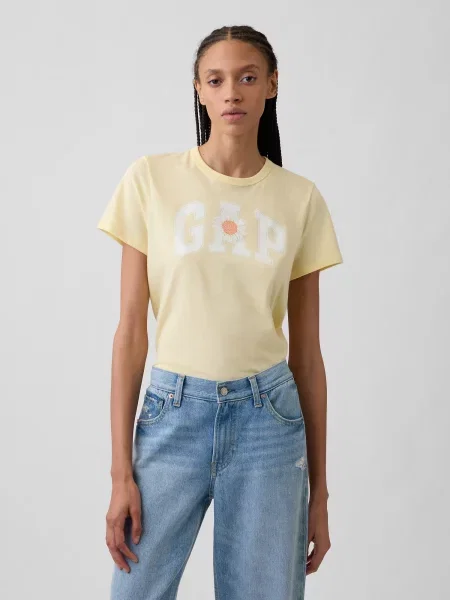 Tricou Gap cu autograf alb