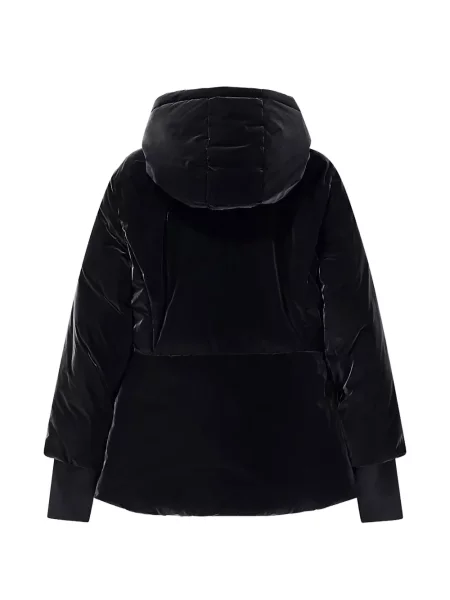 Cu centură geacă Armani Exchange cu glugă negru