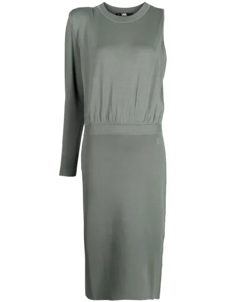 Rochie Karl Lagerfeld tricotate de costum verde