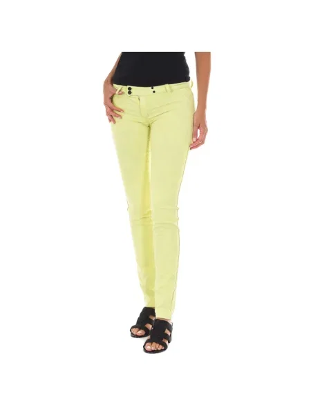 Długie spodnie Met dwustronne żółte