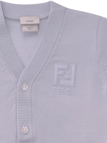 Kardigan dziecięcy Fendi niebieski