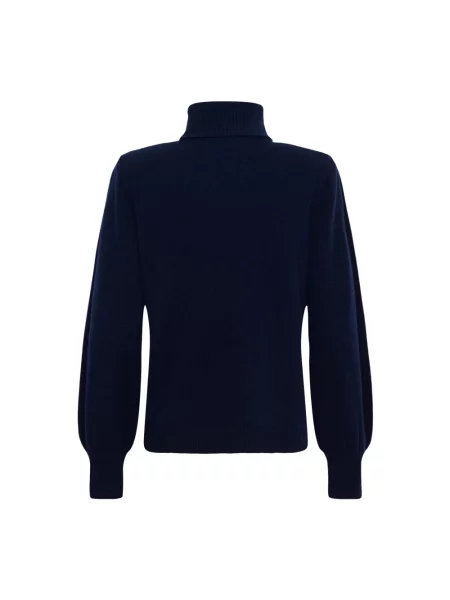 Dzianinowy sweter My Essential Wardrobe niebieski