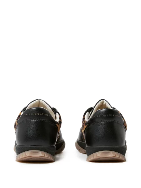Sneakerși Stella Mccartney cu imagine cu model leopard negru