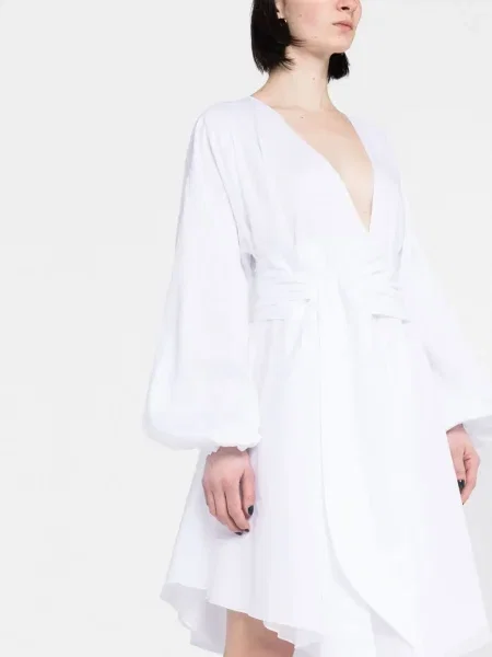 Kostiumas maxi suknele Alexandre Vauthier iki kelių balta