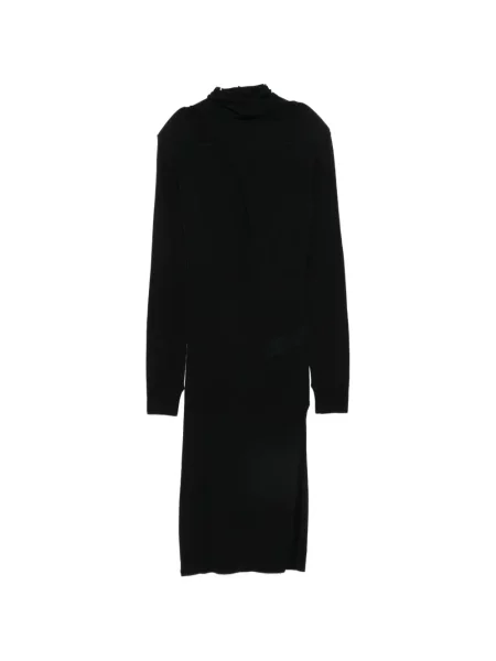 Rochie The Attico de lână negru