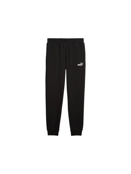 PUMA Sportovní kalhoty ESS No. 1 / bílá černá
