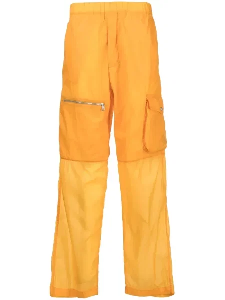 Pantaloni Moncler portocaliu