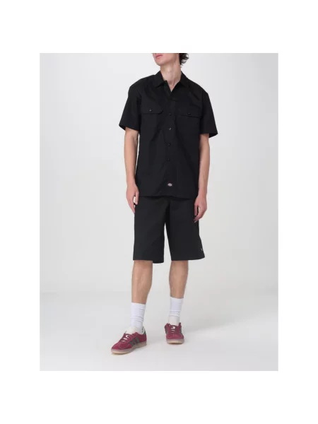 Krótka koszula z krótkim rękawem Dickies z krótkim rękawem biznesowa czarna