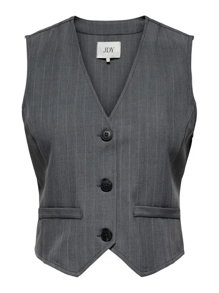JDY Vestă de costum JDYLOUI gri închis alb