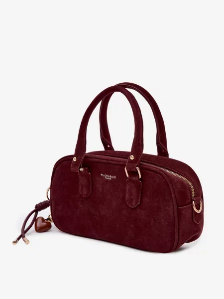 Geantă Flora & Co bordo