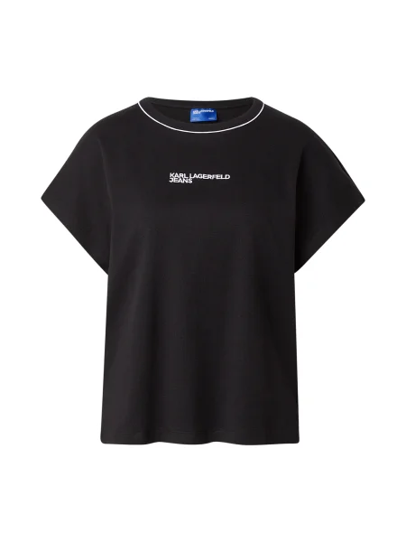 KARL LAGERFELD JEANS Tricou negru alb