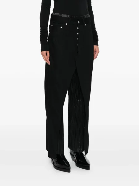 Pantaloni Junya Watanabe plisate negru