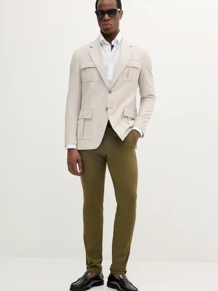 Сорочка Eton slim комір button-down білий