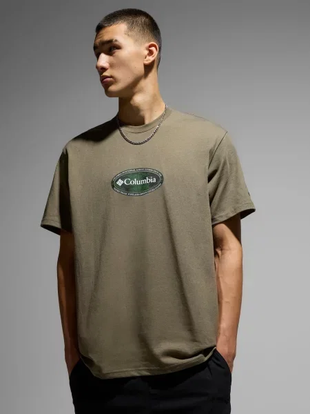 Columbia T-Shirt Heavyweight Tee zielona