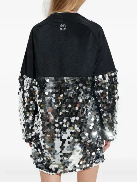 Tricou Adidas cu dungi cu imagine din jerseu verde