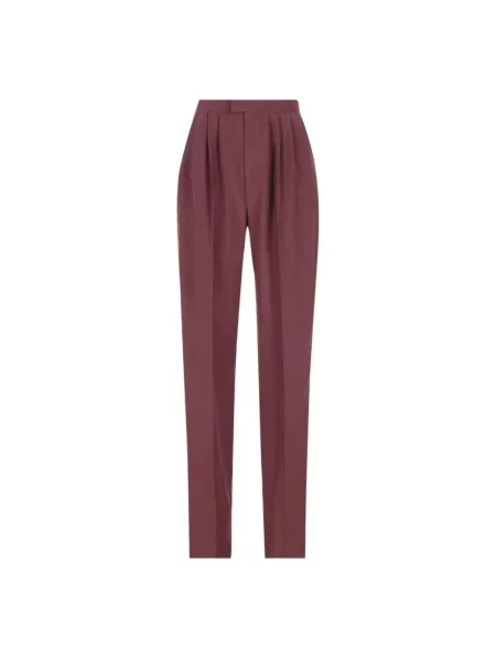 Spodnie Saint Laurent fioletowe