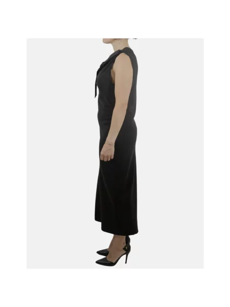 Sukienka midi Moschino czarna