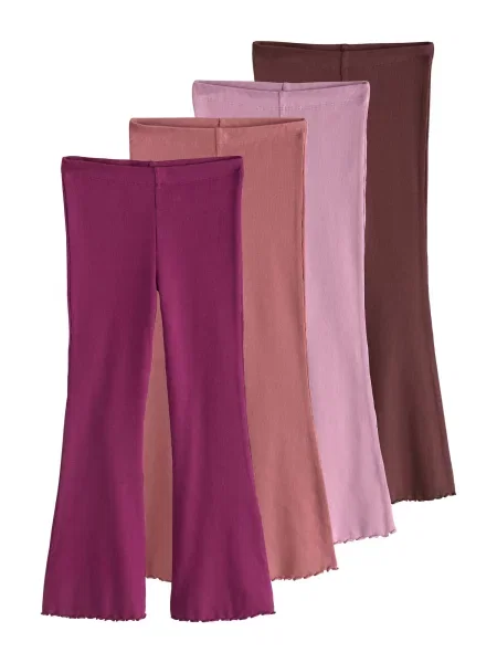 Next Leggings maro închis / mauve / mov zmeură roz