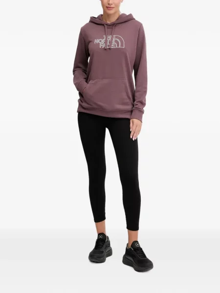Hanorac cu glugă The North Face cu cordon violet