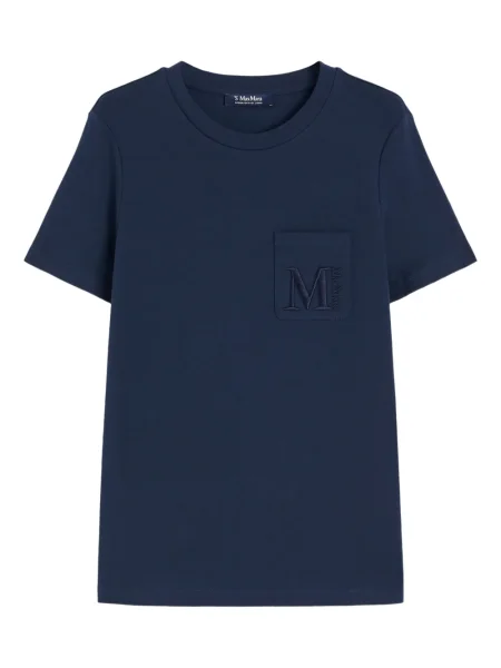 Koszulka S Max Mara niebieska