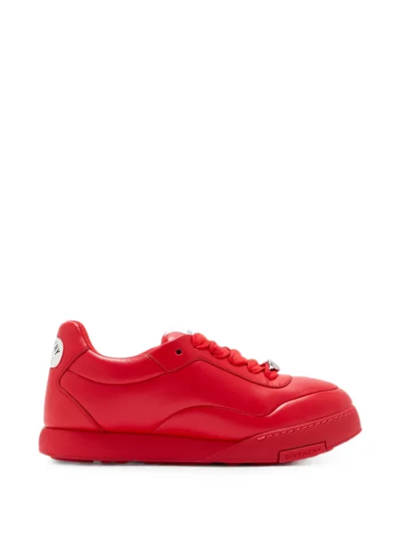 Sneakerși Givenchy din piele cu autograf roșu