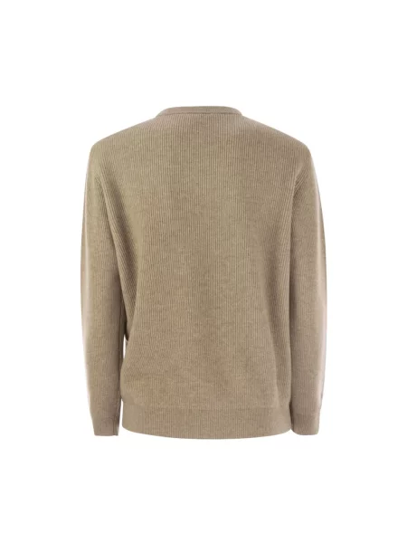Sweter Brunello Cucinelli beżowy