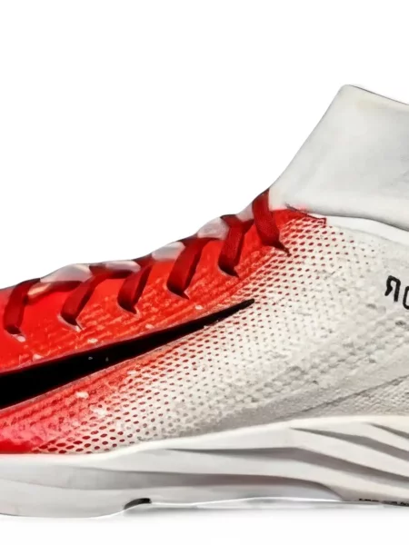 Hanorac Nike cu broderie retro din piele de căprioară violet