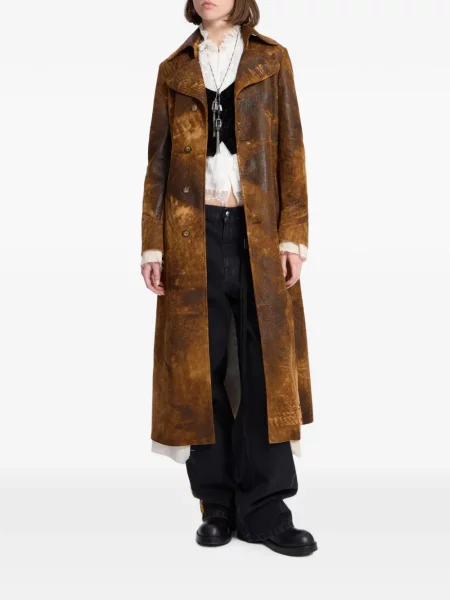 Blugi drepți Ann Demeulemeester negru