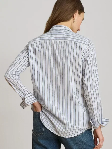 Lauren Ralph Lauren Bluza svetlo / črna / bela modra