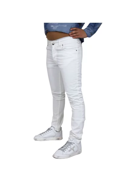 Blugi Costume National alb