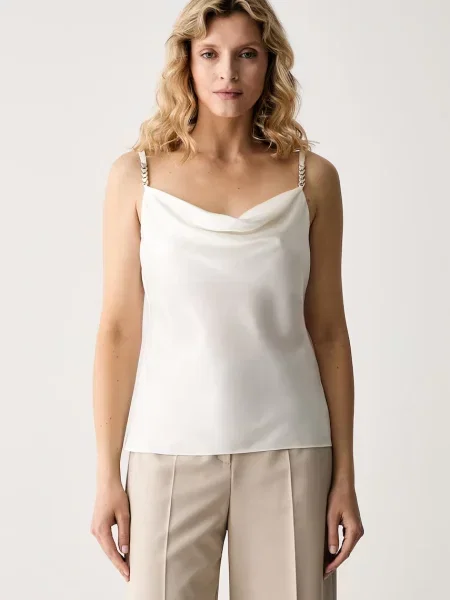 Marciano by Guess bluză cu bretele pentru femei ROMA bej