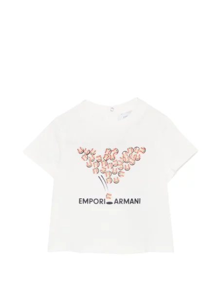 Koszulka dziecięca Emporio Armani biała