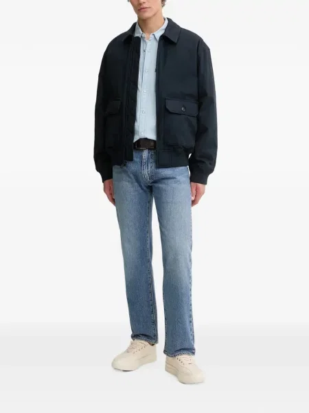 Blugi cu picior larg Levi's® de catifea cord albastru