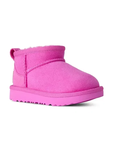 UGG snehule zimné detské semišové CLASSIC ULTRA MINI ružová