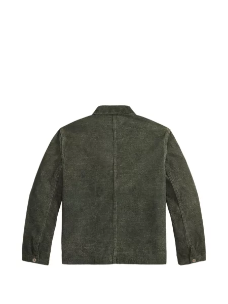 Geacă Ralph Lauren Rrl de catifea cord verde