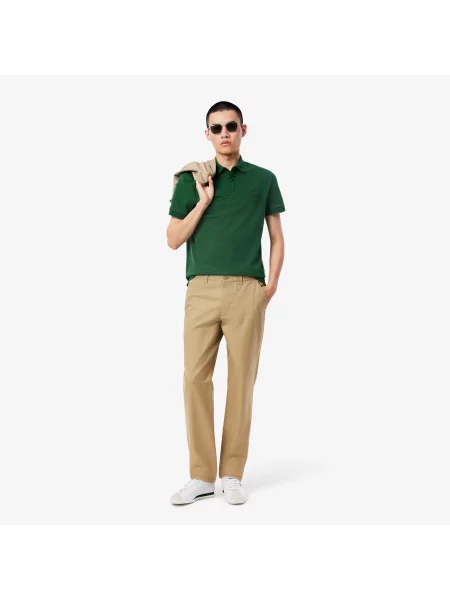 Lacoste Spodnie Chino Regular Fit beżowy
