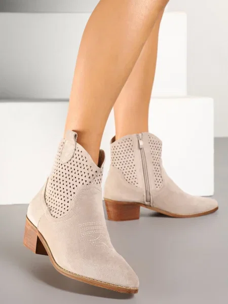 Botine Elfedi deschis bej