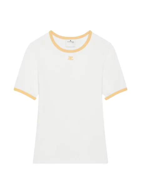 Tricou Courreges alb