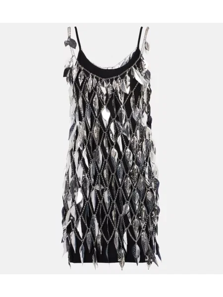 Colier Rabanne argintiu