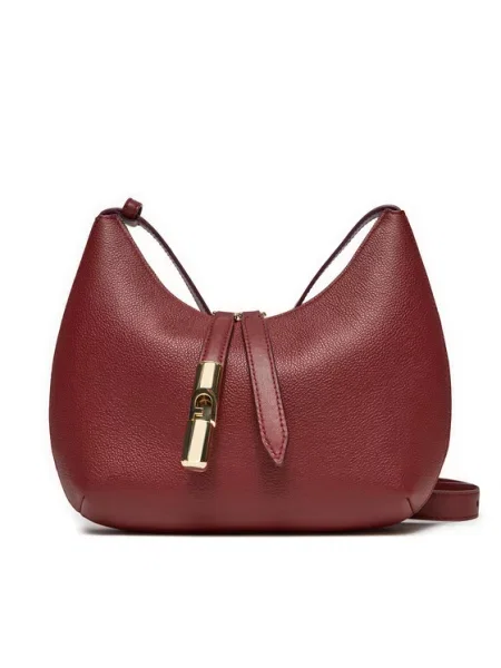 FURLA Torba za čez ramo GOCCIA vinsko rdeča