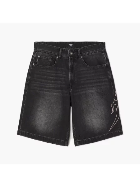 Джинсовые шорты Cropp серые