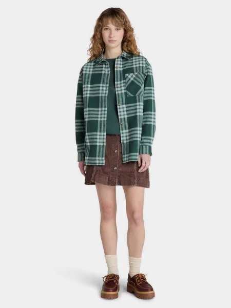 Рубашка Timberland зеленая