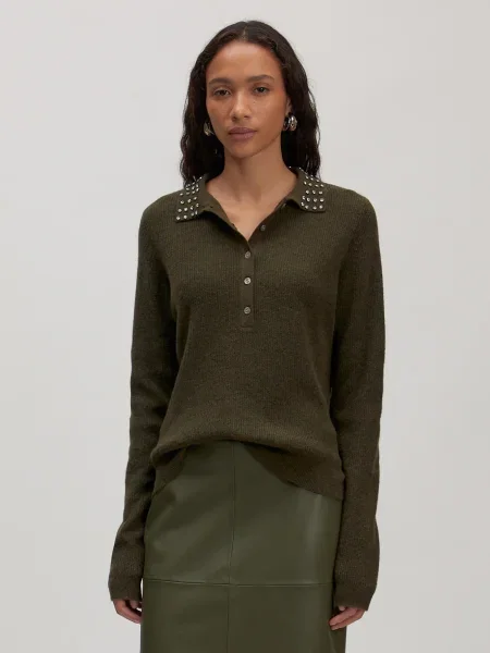 EDITED Pulóver Giuliana' khaki