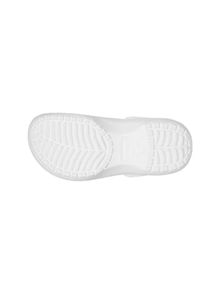 Klasične natikače Crocs s platformom bijela